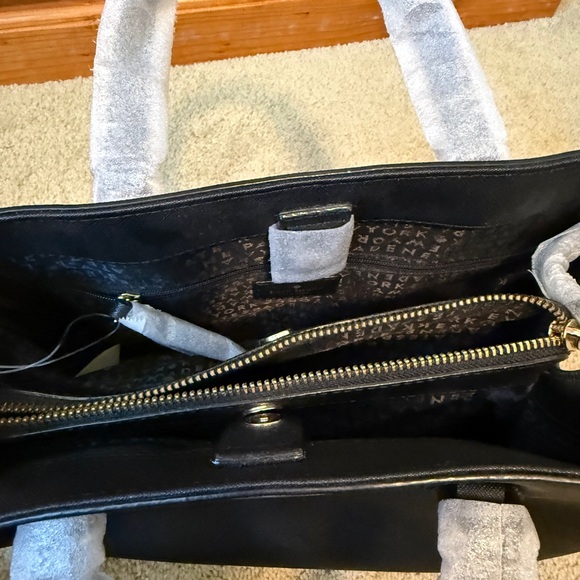 Kate Spade New York Laurel Way Evangelie Satchel in black saffiano leather NWT - Picture 7 of 10